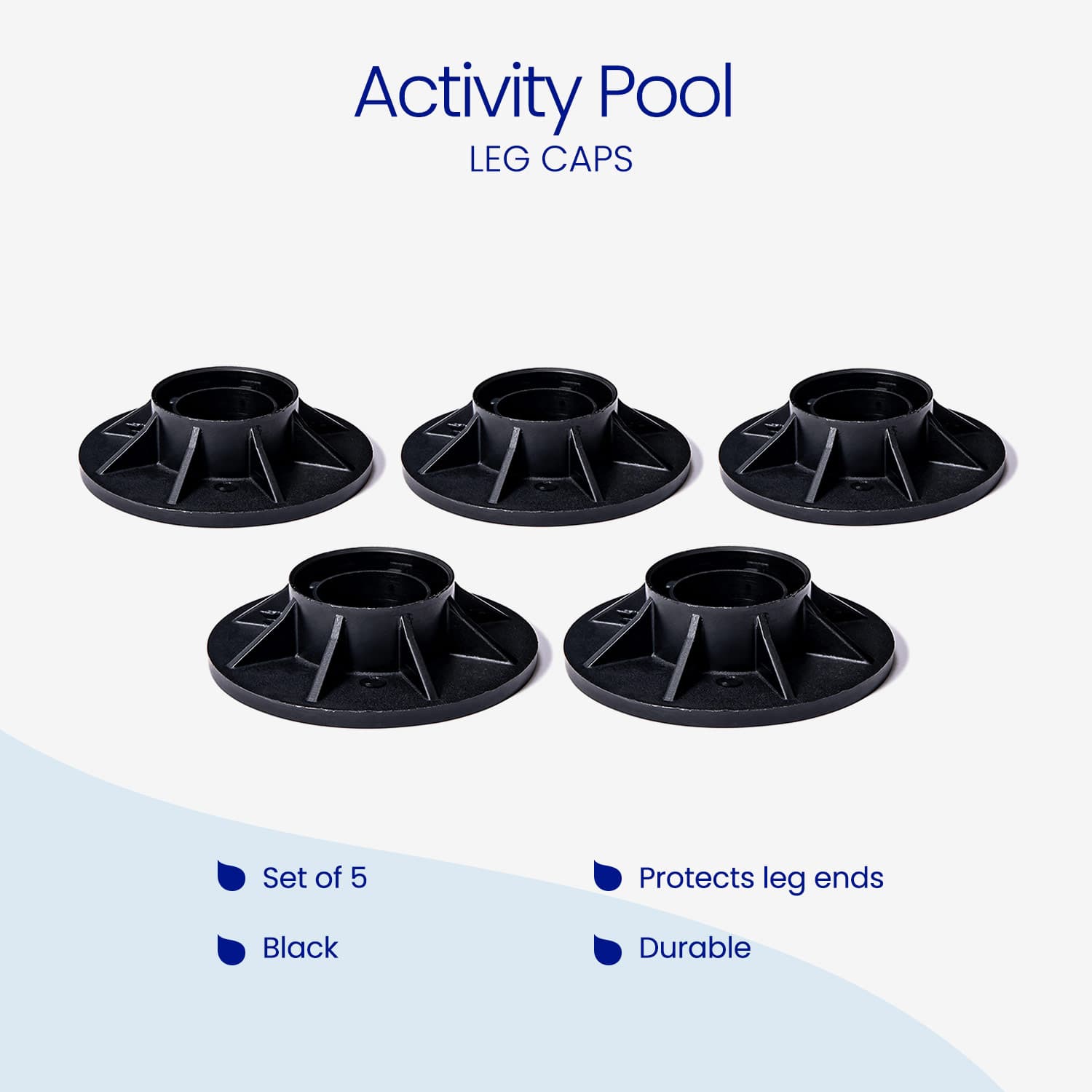 pool leg caps features