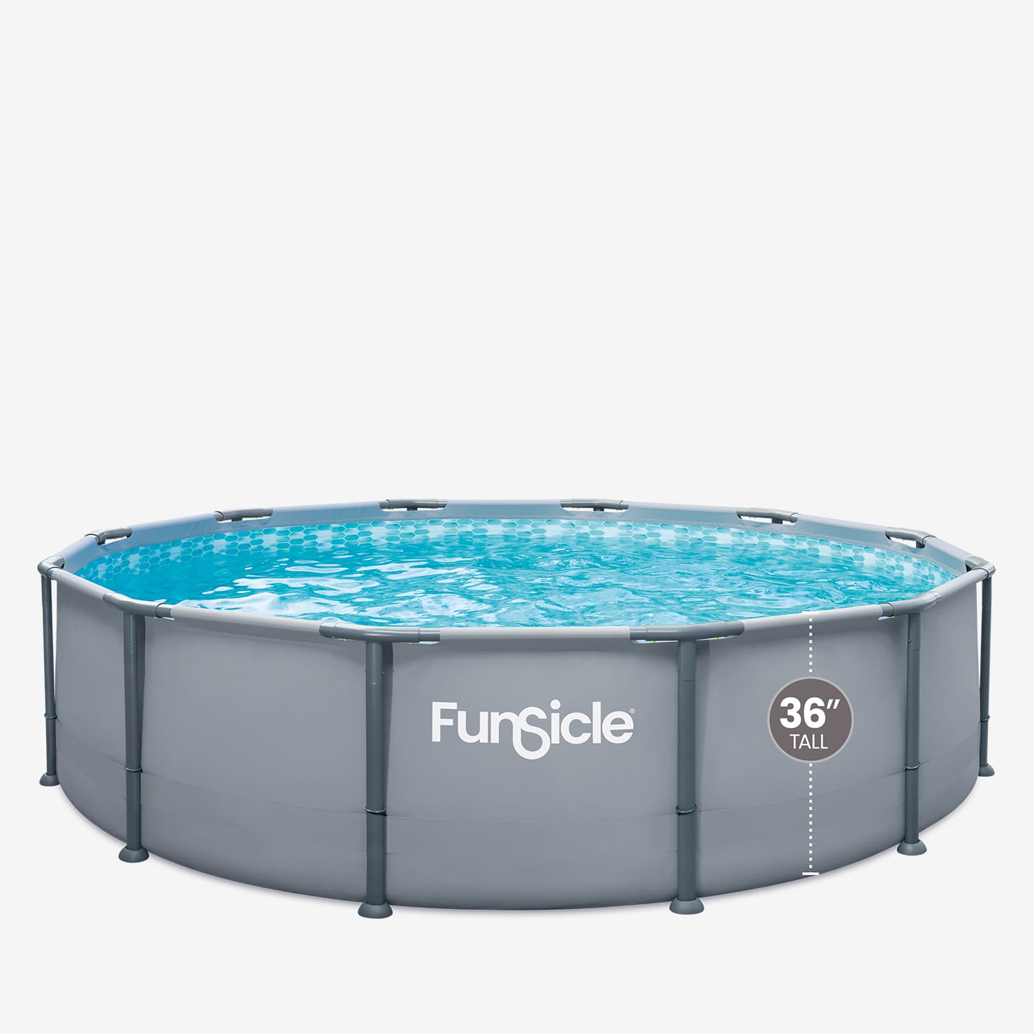 Funsicle pool with 'Funtastic' branding on a white background