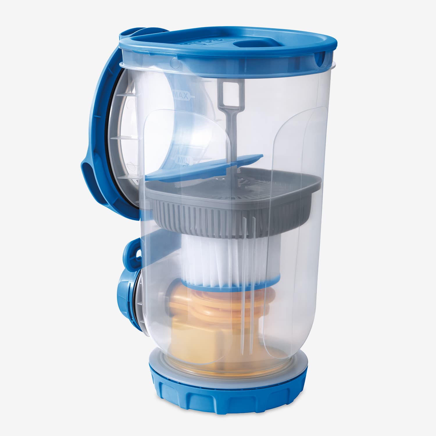 Funsicle FiltraBoost 800S Pool Pump with AutoSkimmer on a white background