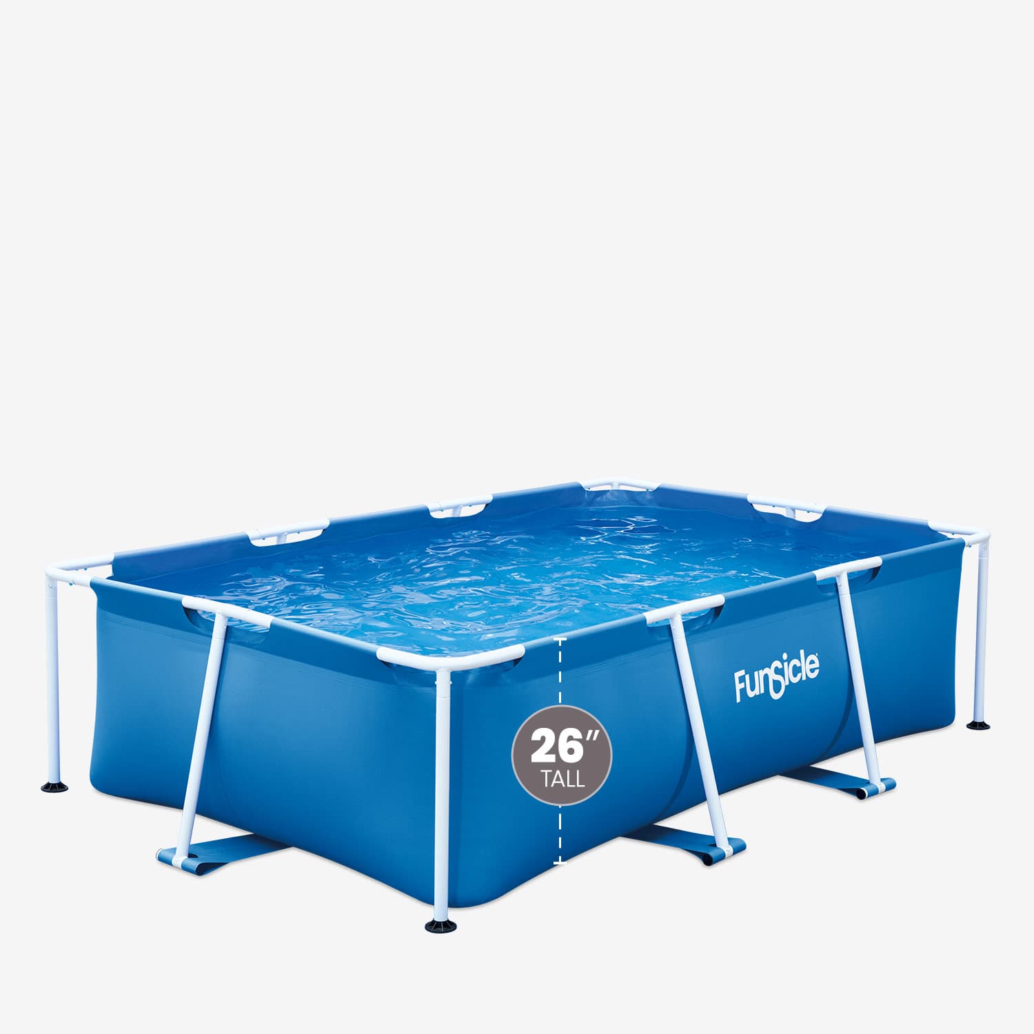 Funsicle 8ft Activity Lap Pool on a white background