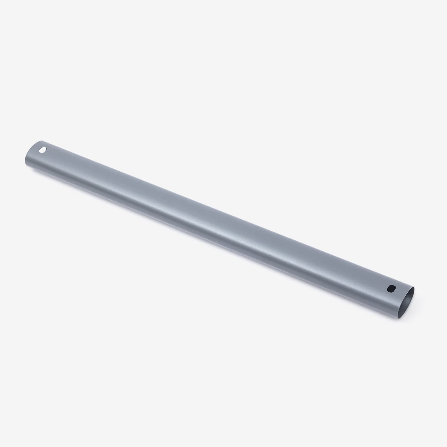 Black metal rod on a white background