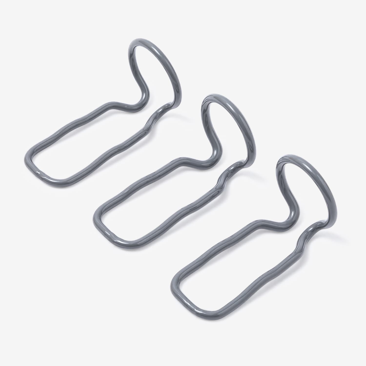 Funsicle Activity Pool Belt Clip – 3-Pack, 48"" H &amp; Above, Cool Gray